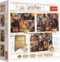 neuveden: Trefl Puzzle Harry Potter: Ron, Hermiona a Harry 400 + 500 + 600 dílků