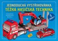 neuveden: Těžká hasičská technika - Jednoduchá vystřihovánka