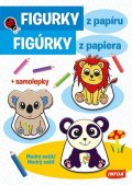 neuveden: Figurky z papíru - Modrý sešit / Figúrky z papiera - Modrý zošit + samolepk