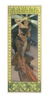 neuveden: Pohled Alfons Mucha – Morning Star, dlouhý