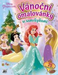 neuveden: Princezny - Vánoční omalovánky se samolepkami