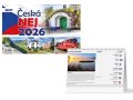 neuveden: Česká nej kalendář 2026 - stolní kalendář
