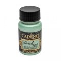 neuveden: Metalická barva na textil Cadence Dora Textile - mátová / 50 ml