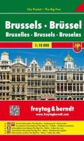 neuveden: PL 119 CP Brusel 1:10 000 / kapesní plán města