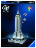 neuveden: 3D Puzzle Iconics: Empire State Building (Noční edice) 216 dílků