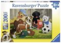 neuveden: Puzzle Pejsci hrající si s míči 200 dílků