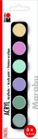 neuveden: Marabu Sada akrylových pastelových barev 6 x 3,5 ml