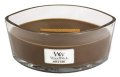 neuveden: WoodWick Amber & incense svíčka loď 453,6g