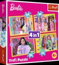 neuveden: Puzzle Veselý svět Barbie/4v1 (35,48,54,