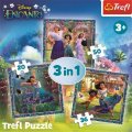 neuveden: Trefl Puzzle Encanto: Postavy/3v1 (20,36,50 dílků)