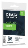 -: Obaly na karty: Amálka (Standard American) 59 x 91 mm