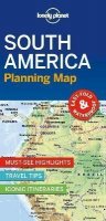 Lonely Planet: WFLP South America Planning Map 1st edition