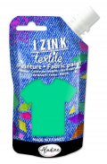 neuveden: Textilní barva IZINK Textile - tmavě tyrkysová, 80 ml