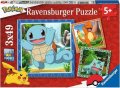 neuveden: Puzzle Vypusťte Pokémony 3x49 dílků