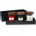neuveden: WoodWick Dárkový set 3ks svíček 85g Fireside,White Teak,Stone Was 3ks