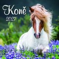 : Kalendář 2027 nástěnný: KONĚ
