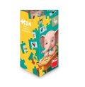 neuveden: Puzzle triangl Sloník Mio 24 dílků