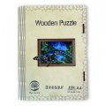 neuveden: Dřevěné puzzle/Dinosaurus A4