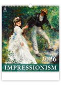 neuveden: Kalendář nástěnný 2026 - Impressionism