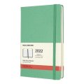 neuveden: Moleskine Diář 2022 zelený L, denní, tvrdý