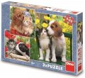 neuveden: Puzzle Zvířecí Kamarádi 3x55 dílků