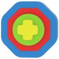 neuveden: Moje první puzzle - Tvary osmiúhelník/modrá