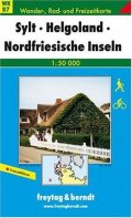 neuveden: WKD 7 Sylt, Helgoland, Nordfriesische 1:50 000 / turistická mapa