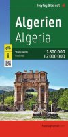: Alžírsko 1:800 000 - 1:2 000 000 / automapa