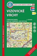 neuveden: KČT 93 Vizovické vrchy 1:50T Turistická mapa