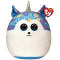 neuveden: Ty Squish-a-Boos HELENA - modrý husky 22 cm