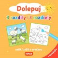 neuveden: Dolepuj 3 rozdíly / 3 rozdiely - sešit/ zošit s ovečkou + samolepky
