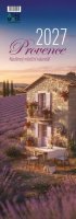 : Kalendář 2027 Provence, nástěnný, kravata, 14,8 x 42 cm