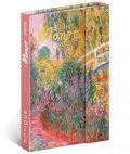 neuveden: Diář 2025: Claude Monet - týdenní, magnetický, 11 × 16 cm