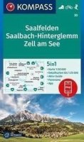 neuveden: Saalfelden, Saalbach-Hinterglemm, Zell am See 1:50 000 / turistická mapa KO