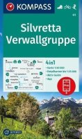 neuveden: Silvretta, Verwallgruppe 1:50T / turist