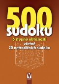 neuveden: 500 sudoku - 6 stupňů obtížností včetně 20 netradičních sudoku (hnědá)