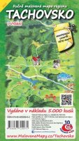 neuveden: Tachovsko - Ručně malovaná mapa