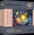 neuveden: Trefl Wood Craft Origin Puzzle Cesta sluneční soustavou 1000 dílků
