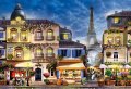 neuveden: Wooden City Puzzle Snídaně v Paříži 2v1, dřevěné, 300 dílků
