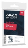 -: Obaly na karty: Štěpán (Mini European) 46 x 71 mm