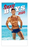 neuveden: Kalendář nástěnný 2026 - Sexy Boys