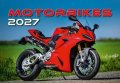 : Kalendář nástěnný 2027 - Motorbikes