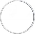 neuveden: Drátěný kroužek bílý O 10 cm
