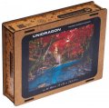 neuveden: Unidragon dřevěné puzzle - Erawan vodopád velikost S