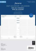 : Kalendářní náplň do diáře FILOFAX 2027, A5, denní, linky, CZ/SK