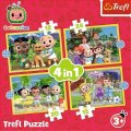 neuveden: Puzzle Cocomelon: Seznamte se/4v1 (12,15