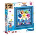 neuveden: Puzzle Frame me up Baby Shark 60 dílků