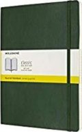 neuveden: Zápisník Moleskine - měkké desky, XL, čtverečkovaný - tm. zelený