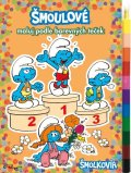 neuveden: Šmoulové - Maluj podle barevných teček + MAXI voskovka