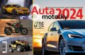 neuveden: Kalendář 2024 Auta a motorky, stolní, týdenní, 225 x 150 mm